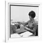 Typist, 1967-Michael Walters-Framed Premium Photographic Print