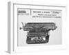 Typo, Typewriter Advertisement, 20th Century-null-Framed Giclee Print