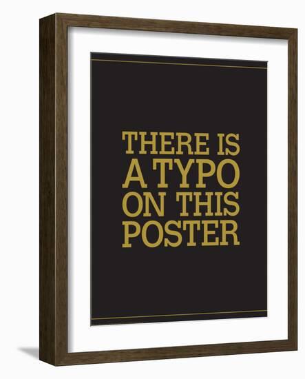 Typo-J.J. Brando-Framed Art Print