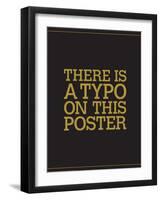 Typo-J.J. Brando-Framed Art Print