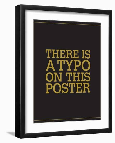 Typo-J.J. Brando-Framed Art Print