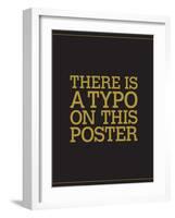 Typo-J.J. Brando-Framed Art Print