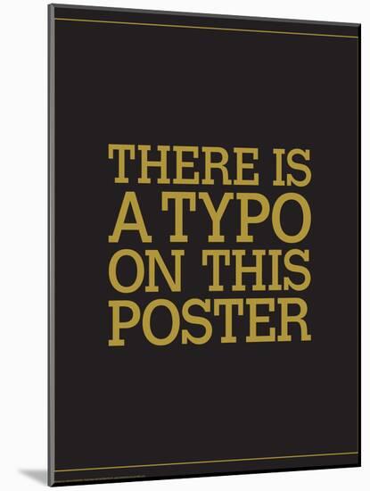 Typo-J.J. Brando-Mounted Art Print