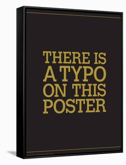 Typo-J.J. Brando-Framed Stretched Canvas