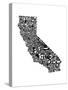 Typographic California-CAPow-Stretched Canvas
