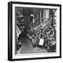 Typography Department of the Chicago Daily Tribute Deserted During a Strike-Wallace Kirkland-Framed Photographic Print