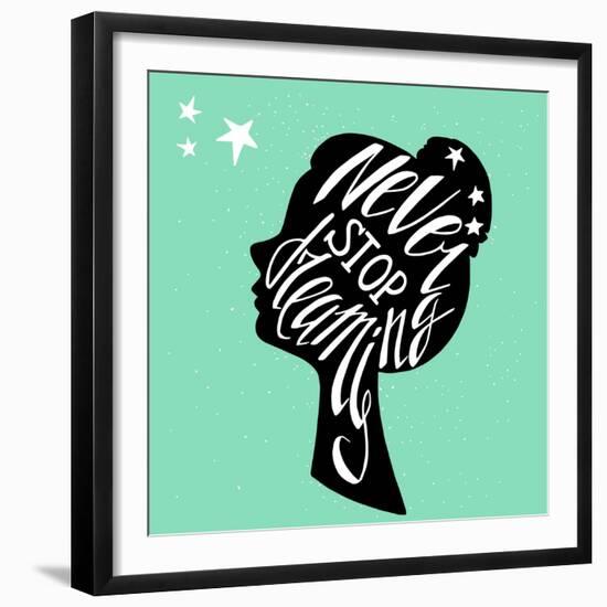 Typography Poster-TashaNatasha-Framed Premium Giclee Print