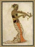 Javanese Dancer Performing the Female Style in a Seated Pose-Tyra Kleen-Art Print