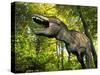 Tyrannosaurus Dinosaur, Artwork-Walter Myers-Stretched Canvas