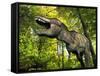 Tyrannosaurus Dinosaur, Artwork-Walter Myers-Framed Stretched Canvas