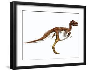 Tyrannosaurus Rex Dinosaur Skeleton-null-Framed Art Print