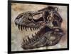 Tyrannosaurus Rex Dinosaur Skull-Stocktrek Images-Framed Art Print