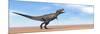 Tyrannosaurus Rex Dinosaur Standing in the Desert-null-Mounted Premium Giclee Print