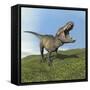 Tyrannosaurus Rex Dinosaur-null-Framed Stretched Canvas