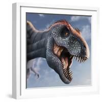 Tyrannosaurus Rex Head-null-Framed Photographic Print