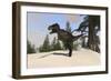 Tyrannosaurus Rex Hunting for its Next Meal-null-Framed Art Print