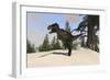 Tyrannosaurus Rex Hunting for its Next Meal-null-Framed Art Print