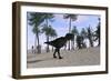 Tyrannosaurus Rex Hunting for its Next Meal-null-Framed Premium Giclee Print