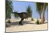 Tyrannosaurus Rex Hunting for its Next Meal-null-Mounted Art Print