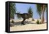 Tyrannosaurus Rex Hunting for its Next Meal-null-Framed Stretched Canvas