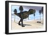 Tyrannosaurus Rex Hunting for its Next Meal-null-Framed Premium Giclee Print