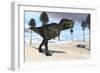 Tyrannosaurus Rex Hunting for its Next Meal-null-Framed Premium Giclee Print