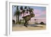 Tyrannosaurus Rex Hunting for its Next Meal-null-Framed Art Print