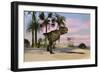 Tyrannosaurus Rex Hunting for its Next Meal-null-Framed Premium Giclee Print