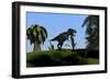 Tyrannosaurus Rex Hunting in an Open Field-null-Framed Premium Giclee Print