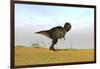 Tyrannosaurus Rex in a Grassy Field-null-Framed Art Print