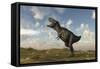 Tyrannosaurus Rex on Desert Terrain-null-Framed Stretched Canvas