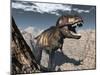 Tyrannosaurus Rex Roaring in a Canyon-Stocktrek Images-Mounted Art Print