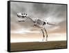 Tyrannosaurus Rex Skeleton-null-Framed Stretched Canvas