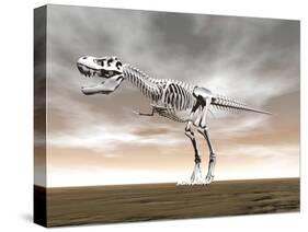 Tyrannosaurus Rex Skeleton-null-Stretched Canvas