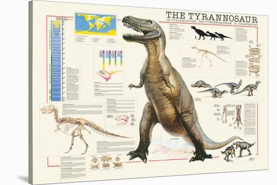 Tyrannosaurus-Libero Patrignani-Stretched Canvas