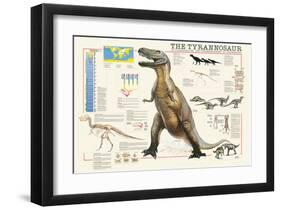 Tyrannosaurus-Libero Patrignani-Framed Art Print