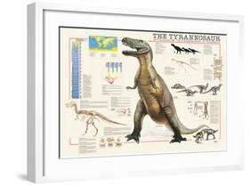 Tyrannosaurus-Libero Patrignani-Framed Art Print