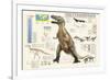 Tyrannosaurus-Libero Patrignani-Framed Art Print