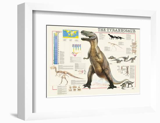 Tyrannosaurus-Libero Patrignani-Framed Art Print