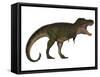 Tyranosaurus Rex, a Large Carnivore of the Cretaceous Period-null-Framed Stretched Canvas