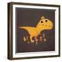 Tyrant Lizard King-Michael Buxton-Framed Art Print