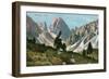 Tyrolean Alps-null-Framed Art Print