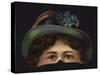 Tyrolese Girl, Victorian Mask.-null-Stretched Canvas