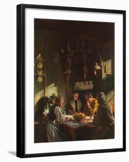 Tyrolese Interior, 1915-John Singer Sargent-Framed Giclee Print