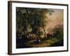 Tyrolese " Standschuetzen" (marksmen).-Friedrich Gauermann-Framed Giclee Print