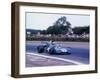 Tyrrell 003 driven by Jackie Stewart in 1971 British GP-null-Framed Photographic Print