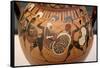 Tyrrhenian Group Amphora with Phalanx-null-Framed Stretched Canvas