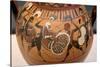 Tyrrhenian Group Amphora with Phalanx-null-Stretched Canvas