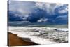 Tyrrhenian Sea, Capalbio beach, Province of Grosseto, Maremma, Tuscany-Nico Tondini-Stretched Canvas