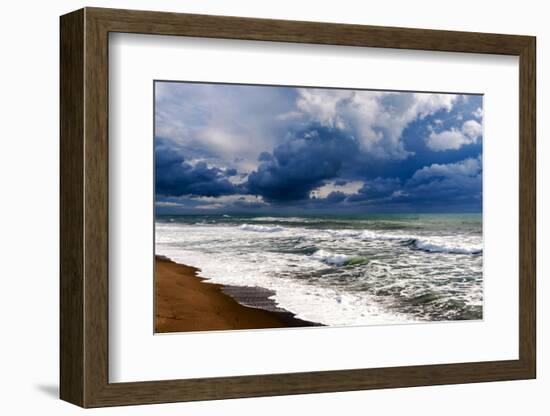 Tyrrhenian Sea, Capalbio beach, Province of Grosseto, Maremma, Tuscany-Nico Tondini-Framed Photographic Print